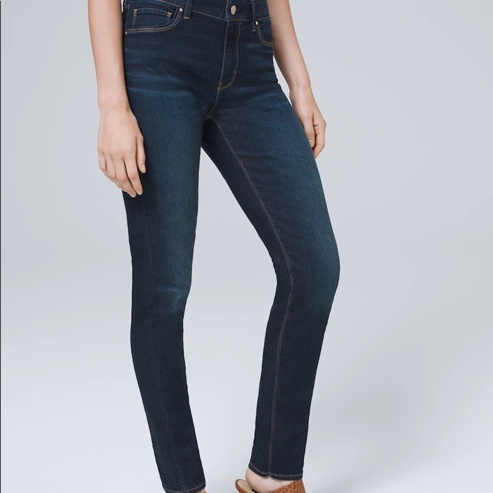 WHITE HOUSE BLACK MARKET THE SLIM JEANS